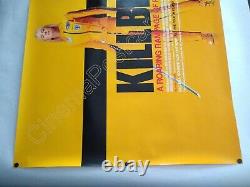 Affiche originale roulée du film KILL BILL Vol 1 en format UK Quad signée par Tarantino