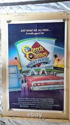 Affiche quad du film 'Next movie' de Cheech and Chong. Originale et très RARE.