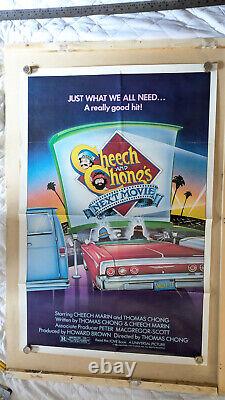 Affiche quad du film 'Next movie' de Cheech and Chong. Originale et très RARE.