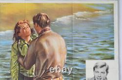 Affiche quad du film SUSAN SLADE (1961) avec Troy Donahue et l'œuvre d'art de Chantrell.