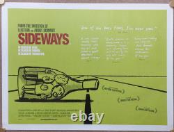 Affiche quad originale britannique de Sideways