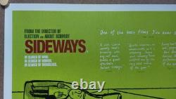Affiche quad originale britannique de Sideways