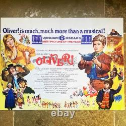 Affiche quad originale du film Oliver de 1968