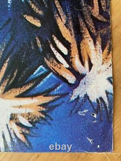 Affiche quad pliée originale du Royaume-Uni de Nightmare on Elm Street part 2 en bon état