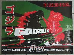 Affiche quadriculée GODZILLA (1954) S/S UK, version verte de la réédition 2005