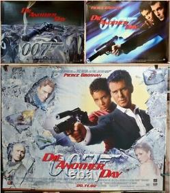Affiches quadriptyques Joblot UK James Bond Die Another Day 30x40 pouces