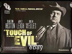 Affleurement du mal Affiche de cinéma originale Quad Orson Welles BFI 2015 RR