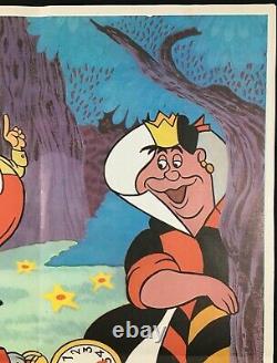 Alice Au Pays Des Merveilles Original Quad Movie Poster Walt Disney Mad Hatters Tea Party