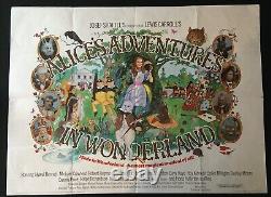 Alices Adventures In Wonderland Original Quad Affiche De Cinéma Michael Crawford 1972