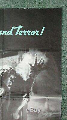 Alien / The Fog (1979/1980) Affiche Originale Du Film Quad Britannique Rare Double Facture