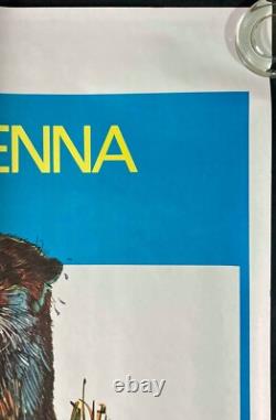 Anneau d'eau brillante AFFICHE DE FILM QUAD ORIGINALE DU ROYAUME-UNI Virginia McKenna 1969