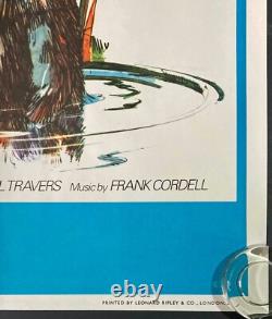 Anneau d'eau brillante AFFICHE DE FILM QUAD ORIGINALE DU ROYAUME-UNI Virginia McKenna 1969