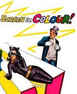 BATMAN (1966) rare British quad 30x40 affiche de film basée sur la série télévisée