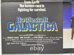 BATTLESTAR GALACTICA (1979) Affiche de film originale Quad Lorne Greene