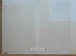 BONNIE ET CLYDE (1967) affiche originale quad du film Warren Beatty, Faye Dunaway