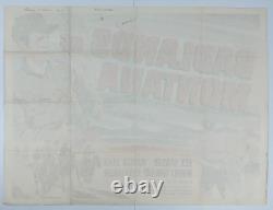 Badlands du Montana Affiche originale britannique de film quad 1957 Rex Reason