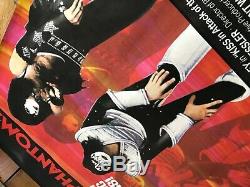 Baiser Attaque Des Quad Uk Phantoms D'origine Movie Poster 40x30 Rare