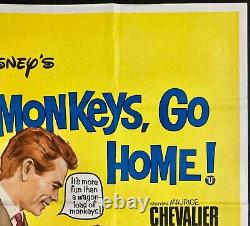 Bambi / Les singes rentrent chez eux Affiche de film originale Quad Walt Disney