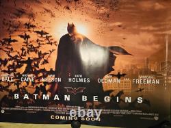 Batman Begins Affiche britannique Quad 30 x 40