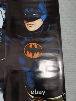 Batman Returns (1992) Ensemble complet de 3 affiches de porte de cinéma originales britanniques