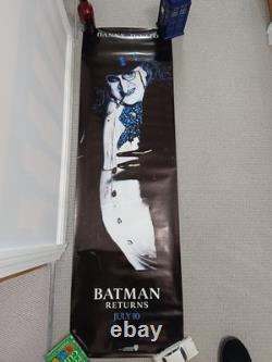Batman Returns (1992) Ensemble complet de 3 affiches de porte de cinéma originales britanniques