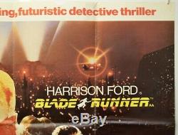 Blade Runner (1982) Affiche De Film Quad Originale Harrison Ford, Ridley Scott