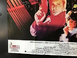 Blade Runner (1982) Original / Vintage Affiche Du Film Sur 40 X 30 British Quad Nm