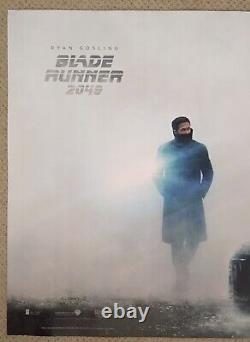 Blade Runner 2049 (2017), Ryan Gosling, Affiche originale du cinéma britannique Quad 30x40