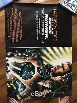 Blade Runner Affiche De Film. Original 1992 Directors Cut Uk Film Quad-rolled Rare
