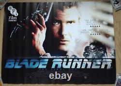 Blade Runner Le Dernier Montage Rare Original Bfi 2015 Affiche de Film Quad UK