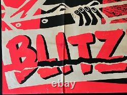 Blitzkrieg Original Quad Affiche De Cinéma 1962 Very Rare