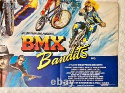 Bmx Bandits Original Film Quad Poster 1983 David Argue Nicole Kidman Kirby Art