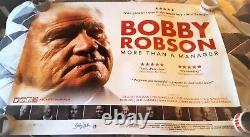 Bobby Robson Plus qu'un Manager Affiche de Film Quad Originale 40 x 30
