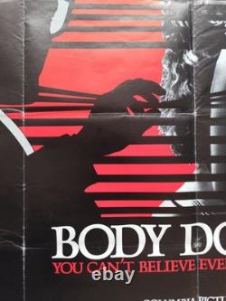 Body Double (1984) UK Quad SS Brian De Palma Thriller Érotique Suspense