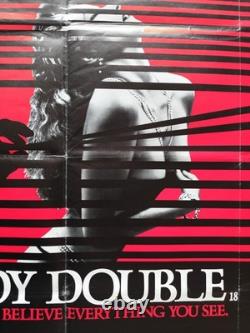 Body Double (1984) UK Quad SS Brian De Palma Thriller Érotique Suspense