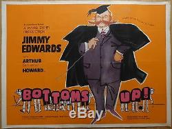 Bottoms Up! Affiche De Film / Film Originale Britannique (1960), Jimmy Edwards, Rare