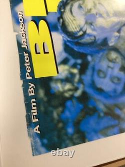 Braindead 1992 Affiche de film originale UK Quad 30x40 pouces