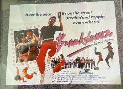 Breakdance & Beat Street 1984 Affiches de cinéma vintage originales UK Quad et ensemble DVD