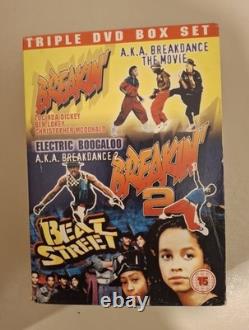 Breakdance & Beat Street 1984 Affiches de cinéma vintage originales UK Quad et ensemble DVD