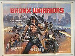 Bronx Warriors Original Uk British Quad 30x40 Affiche De Film 1983