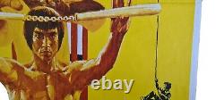 Bruce Lee, entrez dans le dragon Affiche de cinéma originale de 1973. Très rare
