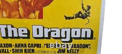 Bruce Lee, entrez dans le dragon Affiche de cinéma originale de 1973. Très rare