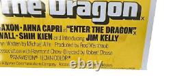 Bruce Lee, entrez dans le dragon Affiche de cinéma originale de 1973. Très rare