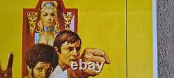 Bruce Lee, entrez dans le dragon Affiche de cinéma originale de 1973. Très rare