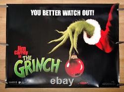 COMMENT LE GRINCH A VOLÉ NOËL (2000) affiche originale rare teaser quad d/s