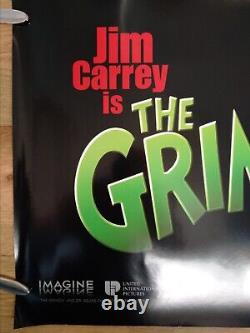 COMMENT LE GRINCH A VOLÉ NOËL (2000) affiche originale rare teaser quad d/s
