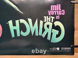 COMMENT LE GRINCH A VOLÉ NOËL (2000) affiche originale rare teaser quad d/s COMMENT LE GRINCH A VOLÉ NOËL (2000) affiche originale rare teaser quad d/s
