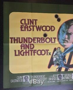 Canardeur Original Cinema Royaume-uni Quad Film Affiche 1974 Eastwood