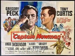 Capitaine Newman AFFICHE QUAD Originale Film Cinéma Gregory Peck 1963