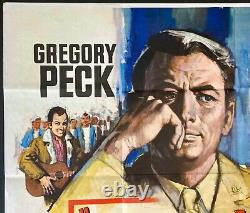 Capitaine Newman AFFICHE QUAD Originale Film Cinéma Gregory Peck 1963